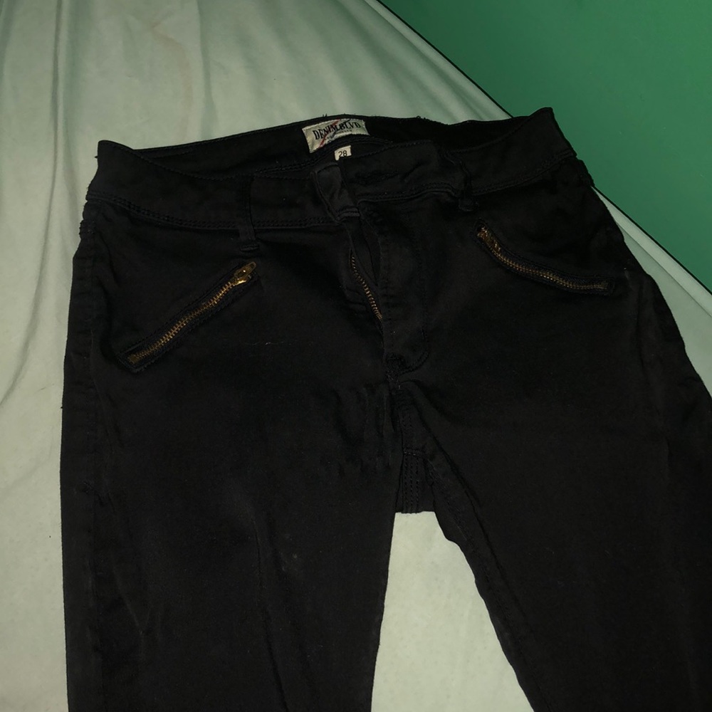 Black Jeans w/ Zippers